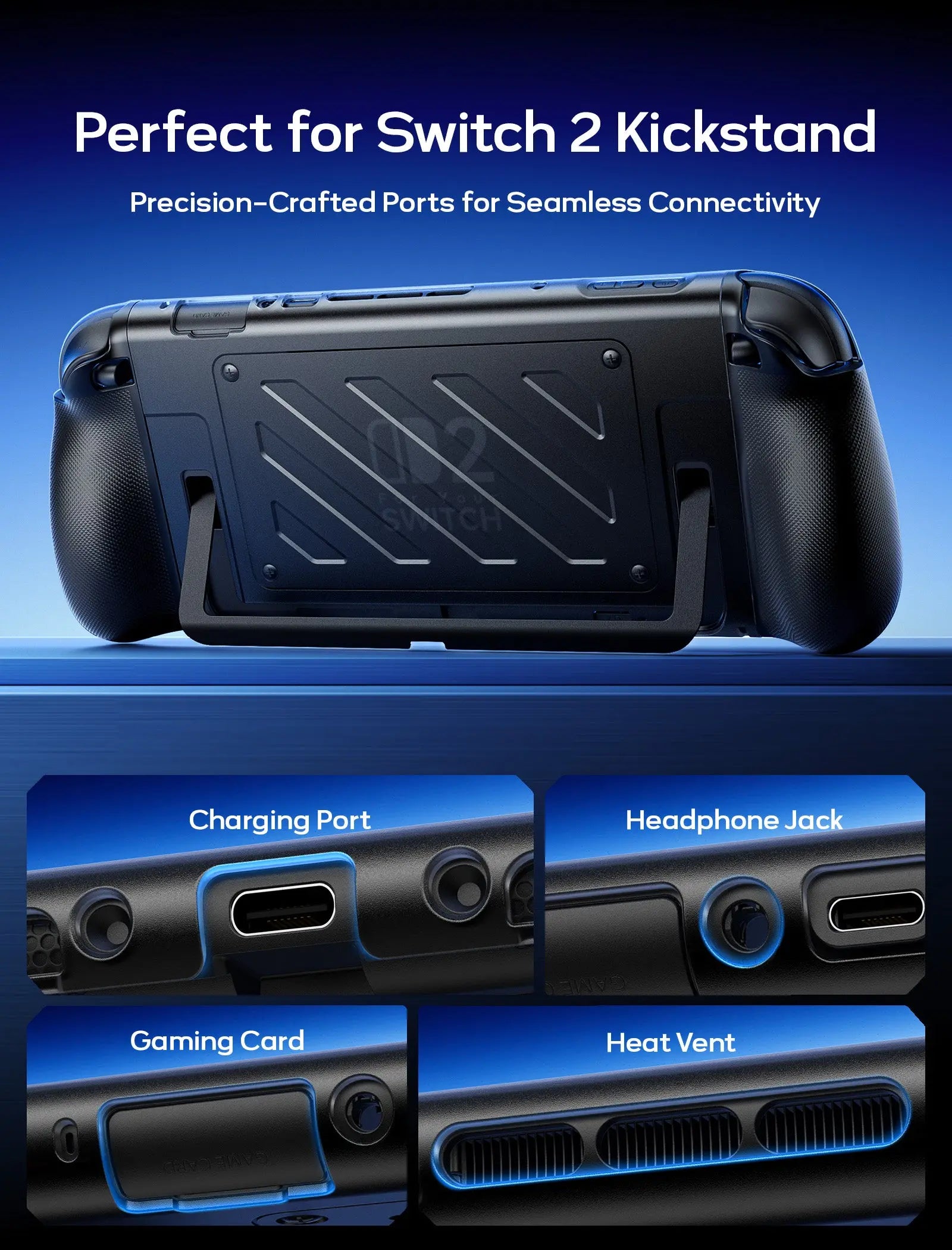 JSAUX Nintendo Switch 2 Ergonomic Controller Split Protective Case (PC0114) Tech House Singapore