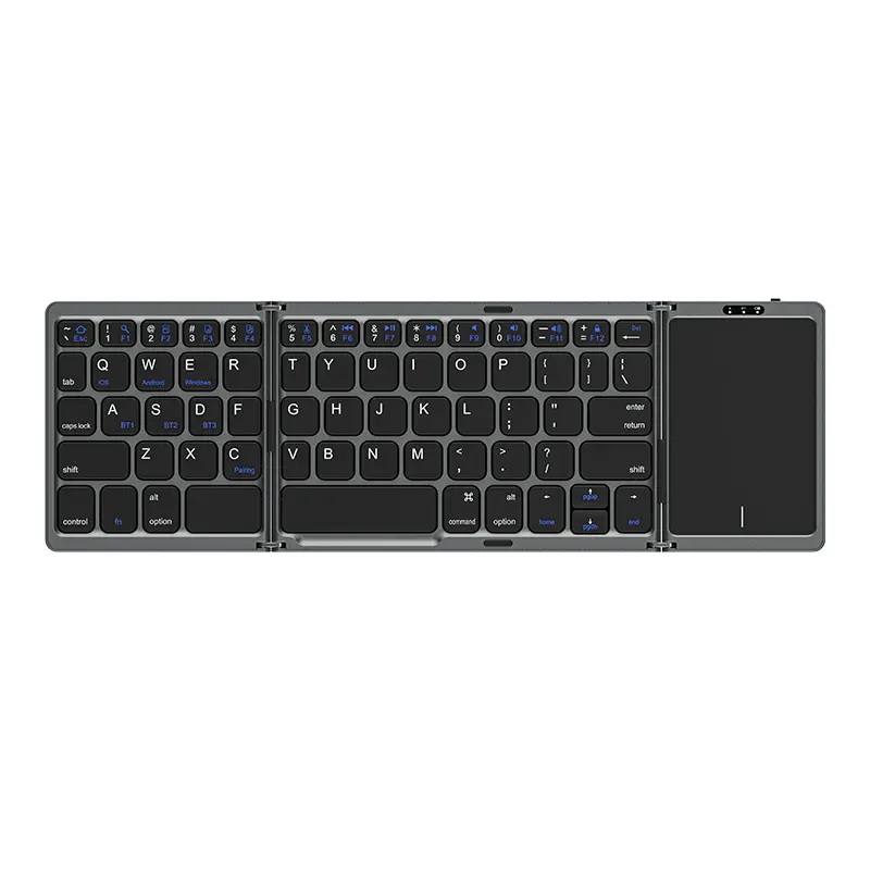 Recci Triple Folding Touch Pad Bluetooth Keyboard RCS-K01 Tech House Singapore