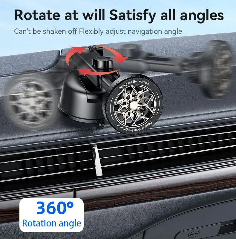 YESIDO Ring-shaped Magnetic Car Mount Phone Holder C266 Tech House Singapore