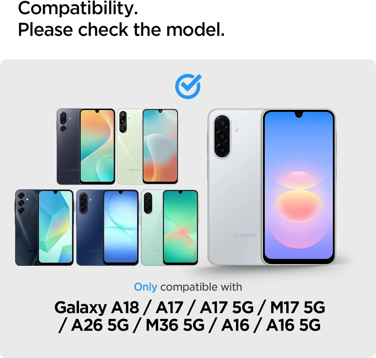[2 Pack] Spigen Samsung A18 / A17 /  A16 5G Screen Protector Full Coverage Glas.tR SLIM HD Tech House Singapore