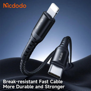 Mcdodo USB-C to Lightning Cable 36W Fast Charging (0.2M) CA-5630 Tech House Singapore