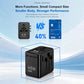 OLLOES GaN 45W Universal Travel Adapter with Extra US/EU Plug 3 x USB-C 1 x USB-A GaN Fast Charging Tech House Singapore