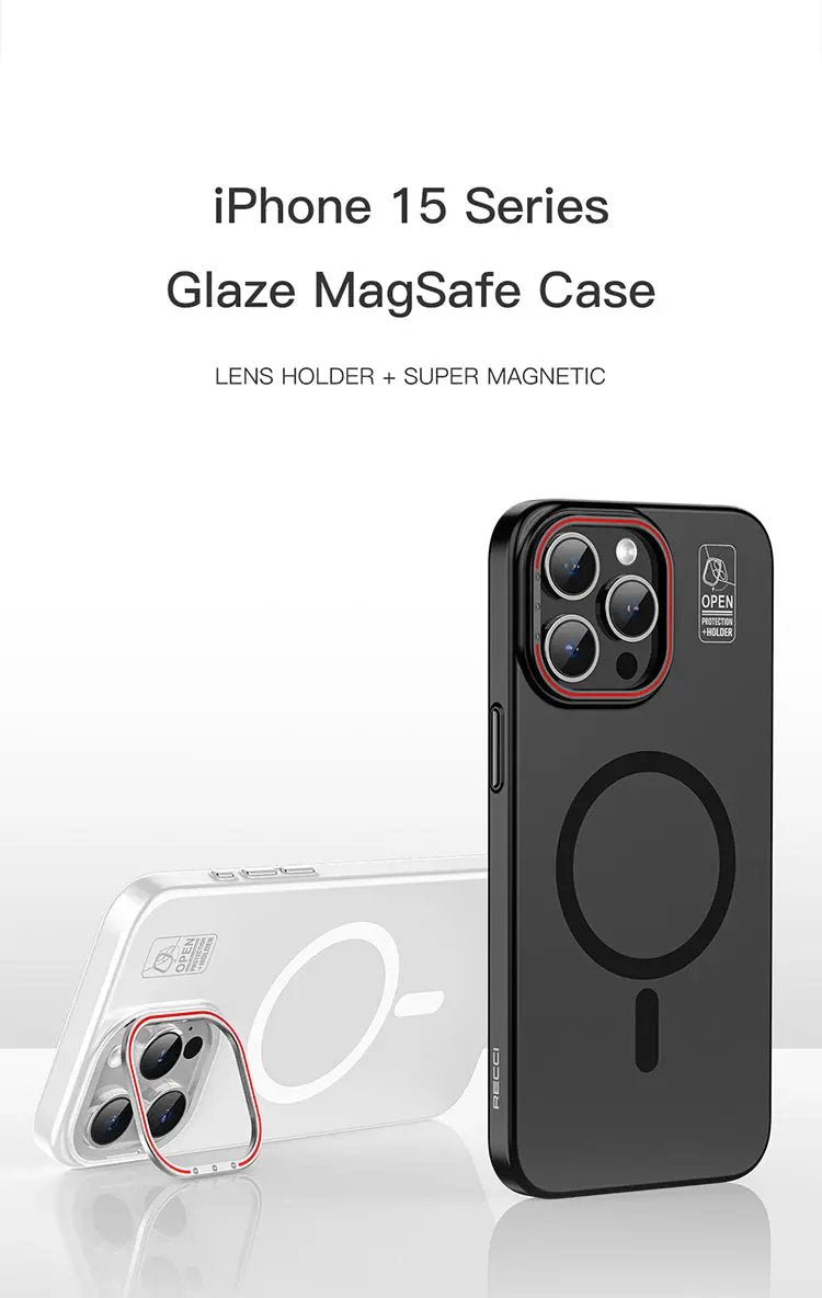 Recci iPhone15/ 15 Plus/15 Pro/15 Pro Max Magnetic Case with Kickstand Tech House Singapore