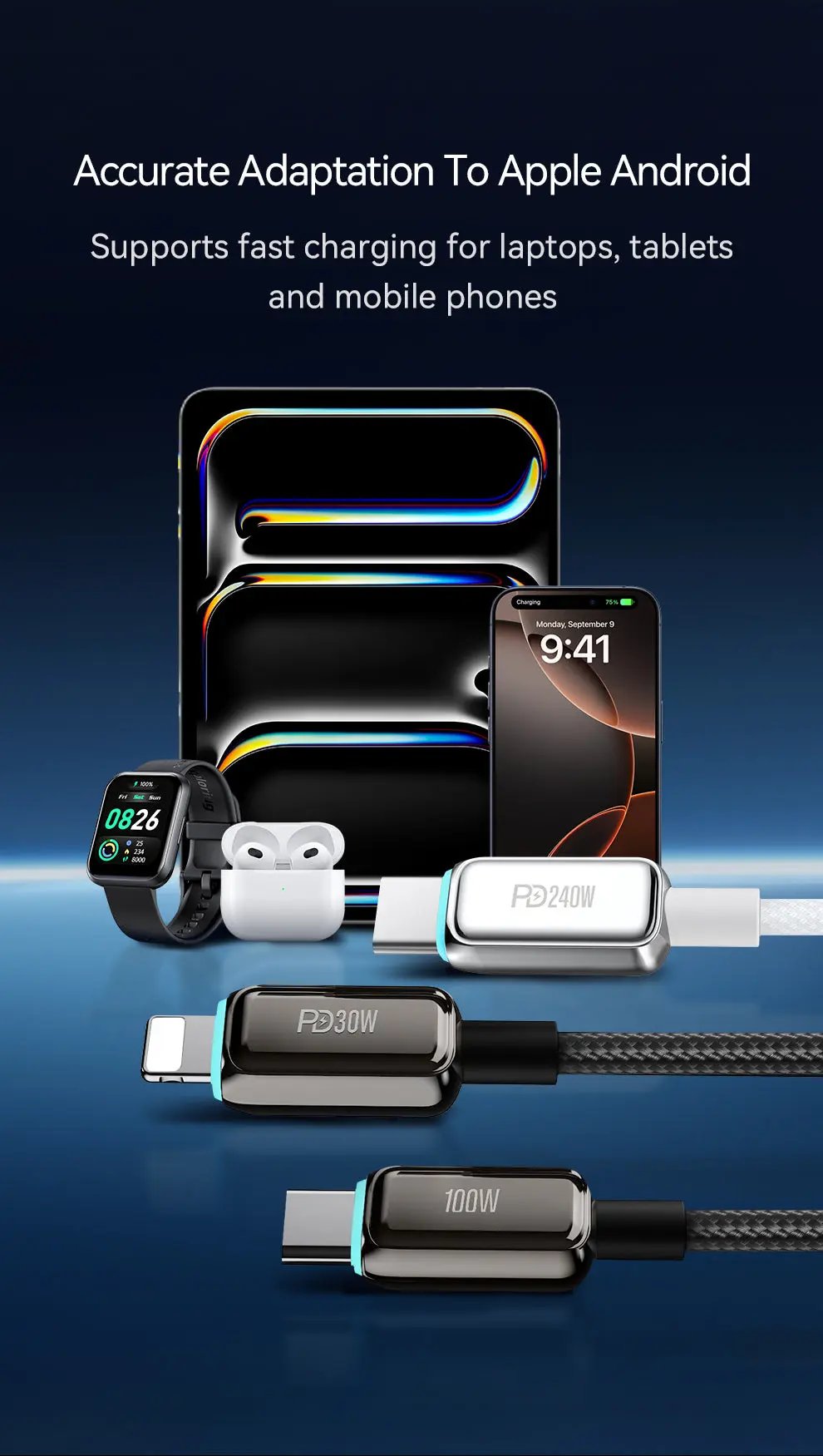 Recci USB C to C Cable PD 240W RS42CC Tech House Singapore