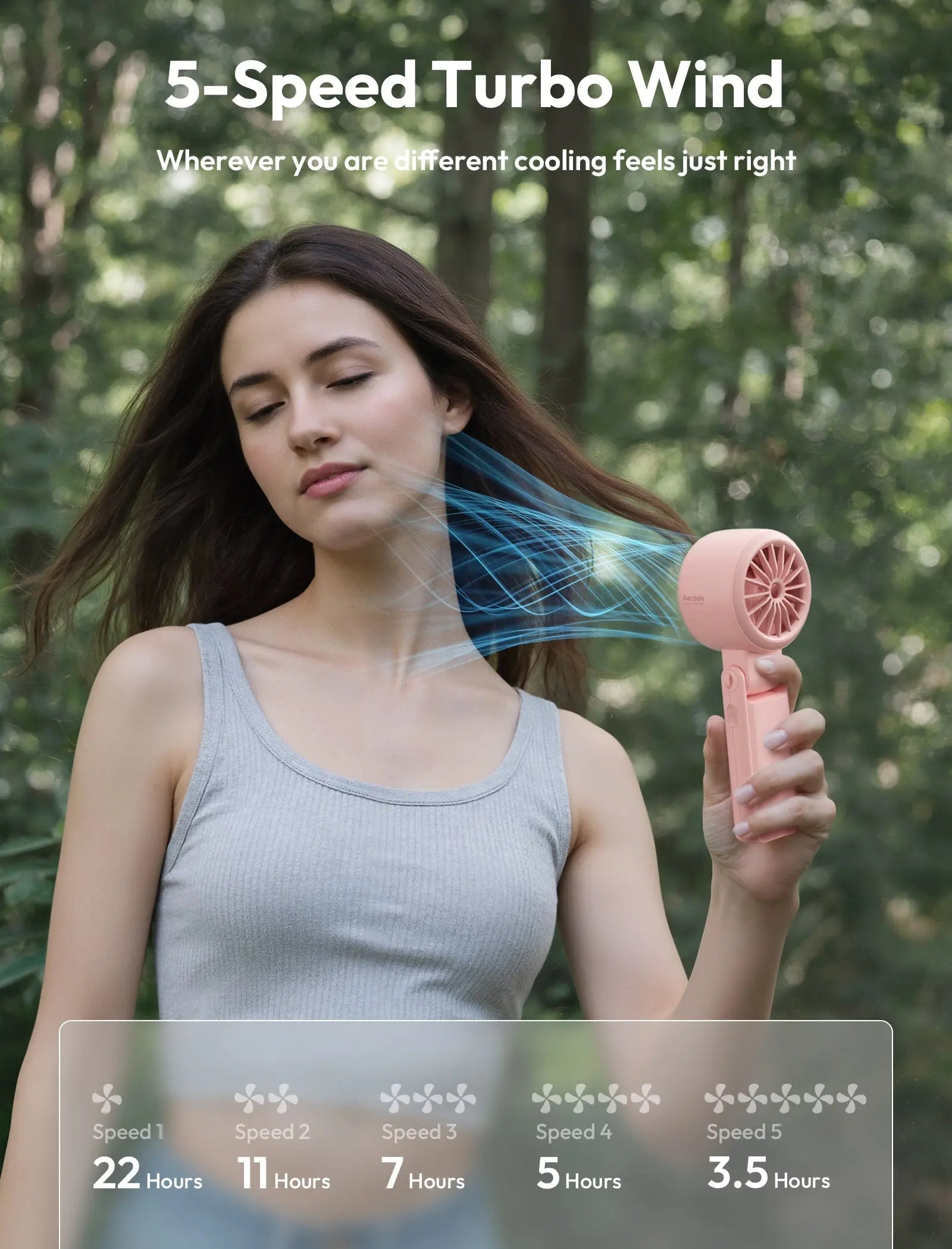 Aecooly Halo 02 Portable Fan - Tech House - Singapore