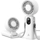 Aecooly Portable 3 In 1 Handheld Fan Halo 04 | Portable USB Rechargeable Fan | Strong Wind | Multi-Use Fan Tech House Singapore