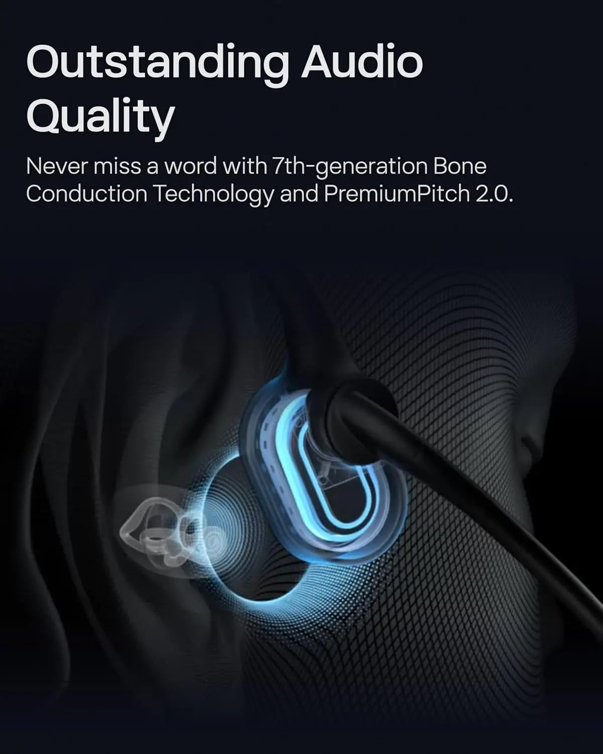SHOKZ OpenComm2 Bone Conduction Stereo Bluetooth Headphones (2025 Upgrade) with USB-C Adapter C120 Tech House Singapore