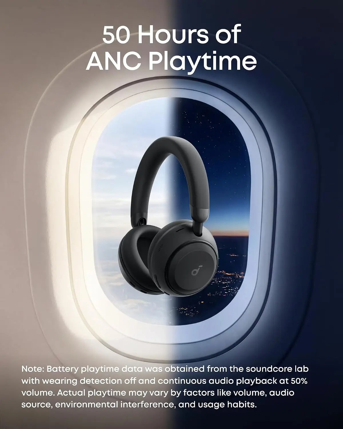 Soundcore Space 2 Noise Cancelling Over-Ear Headphones for All-Day Wear D1402 Tech House Singapore