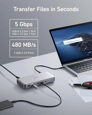 Anker 10-in-1 USB C Docking Station with Dual HDMI and DisplayPort A8395 Anker Singapore