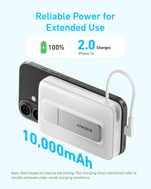 Anker Zolo 10000mAh 30W Magnetic Power Bank with USB C Cable A1685 Anker