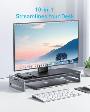 Anker USB-C Hub Adapter 10-in-1 Monitor Stand A8376 Anker