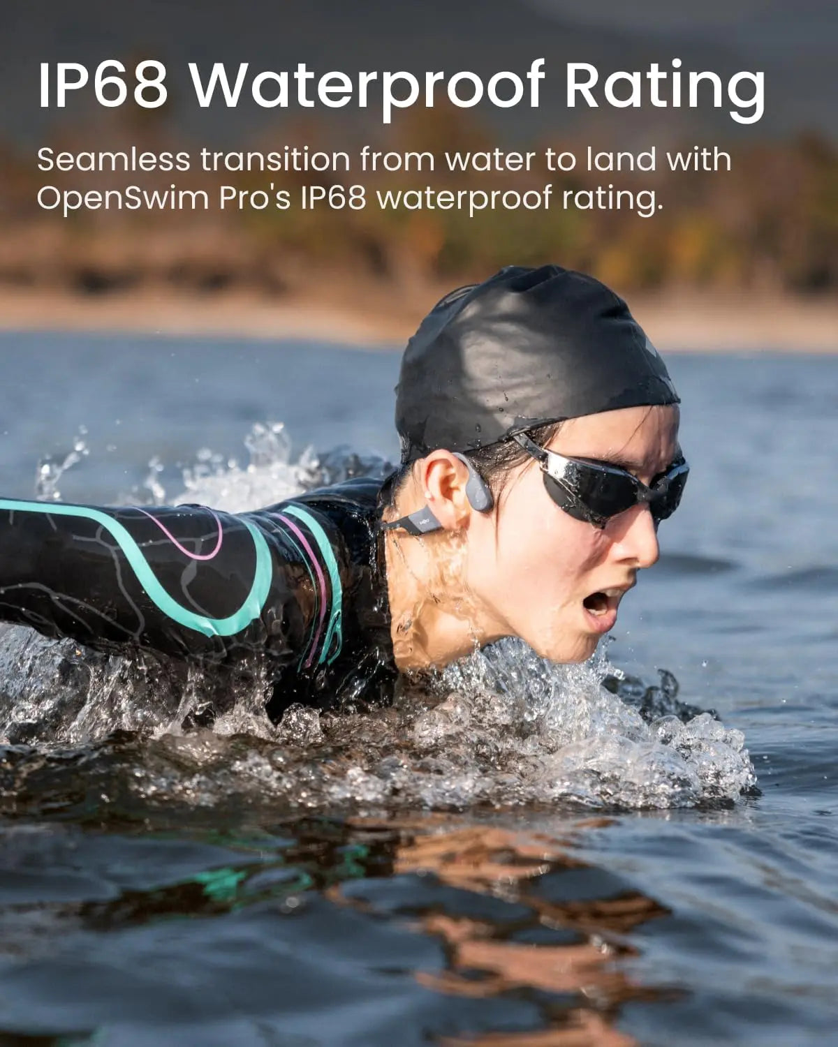 SHOKZ OpenSwim Pro Bone Conduction Open-Ear Sports Headphones S710-ST Tech House Singapore