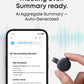 Soundcore Work Coin-Sized Wearable AI Note Taker 8GB MFi-Certified Voice Recorder D3200 Tech House Singapore