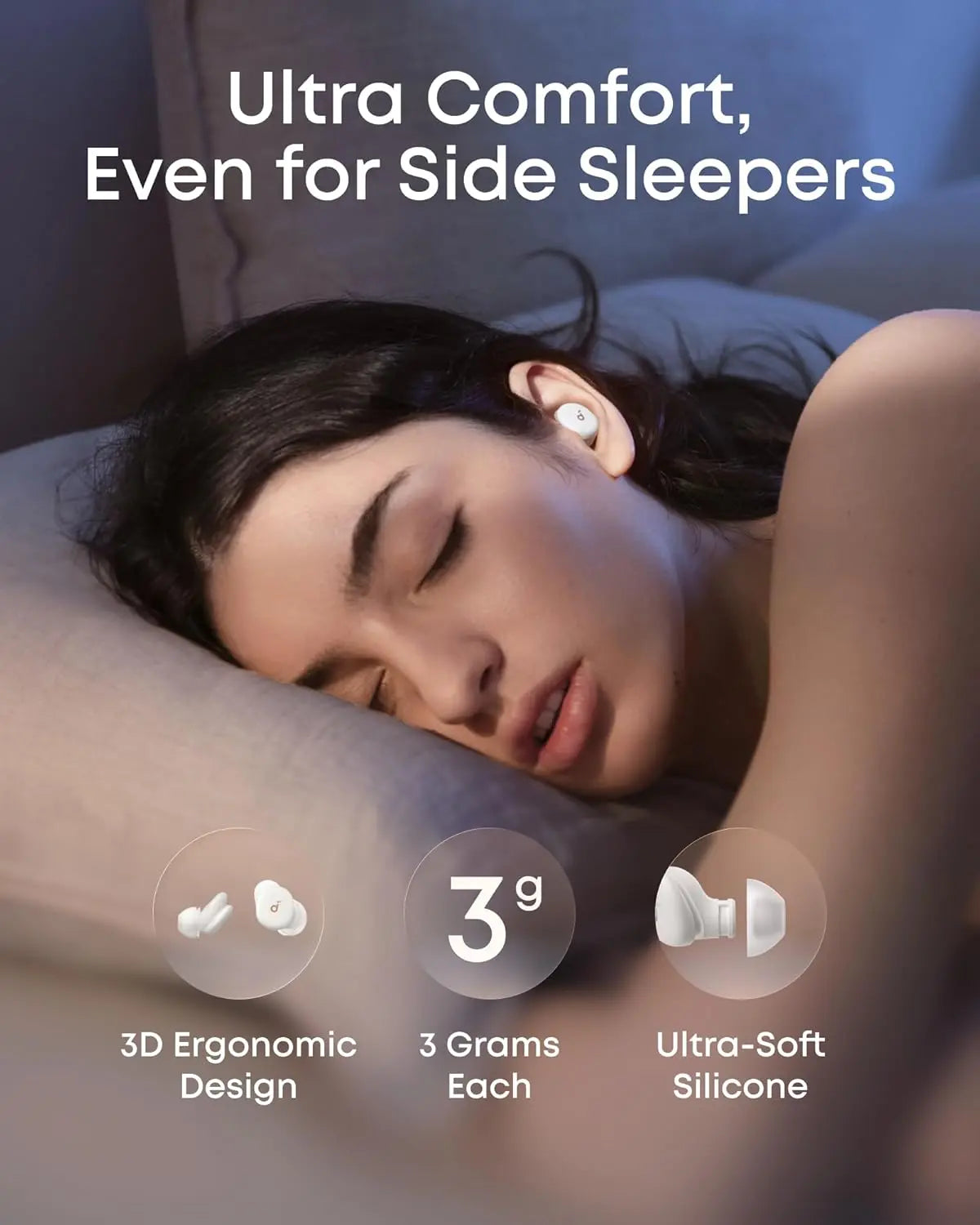 Soundcore Sleep A30 Triple Noise Cancellation Wireless Sleep Earbuds D1301 Tech House Singapore