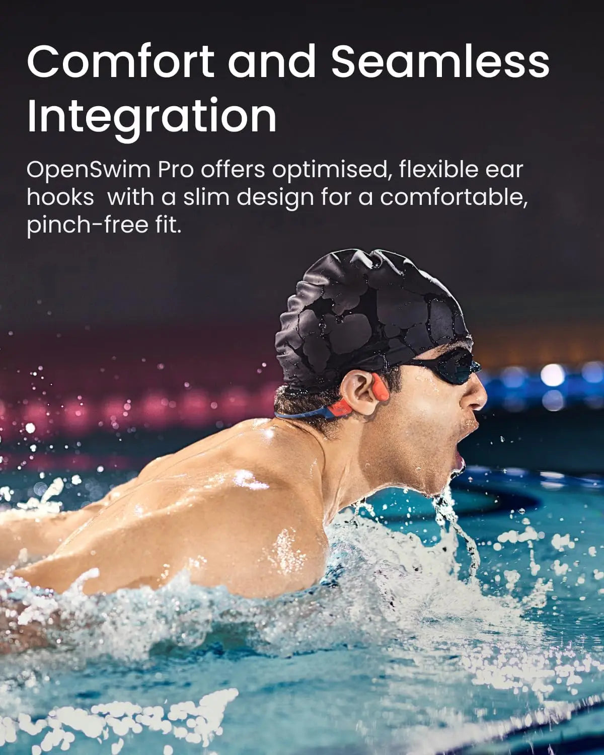 SHOKZ OpenSwim Pro Bone Conduction Open-Ear Sports Headphones S710-ST Tech House Singapore