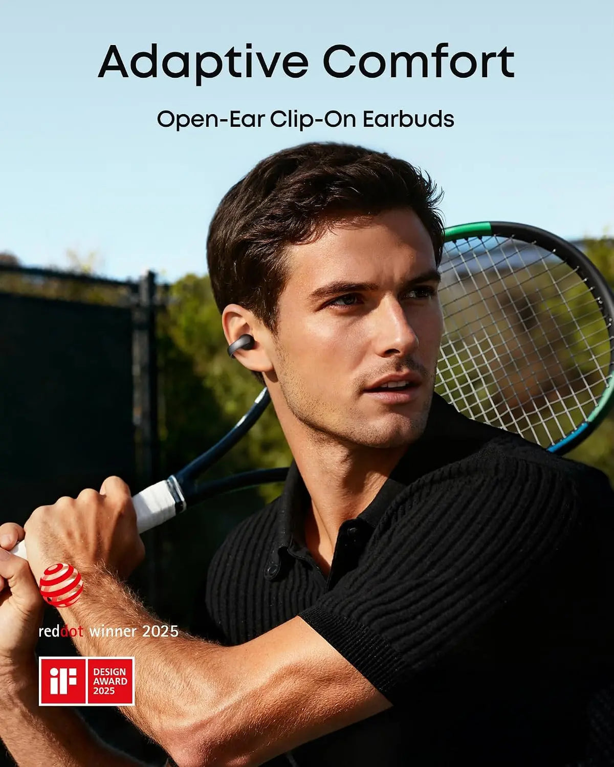 Soundcore AeroClip Open-Ear Clip-On Wireless Earbuds with Adaptive Comfort A3388 Tech House Singapore