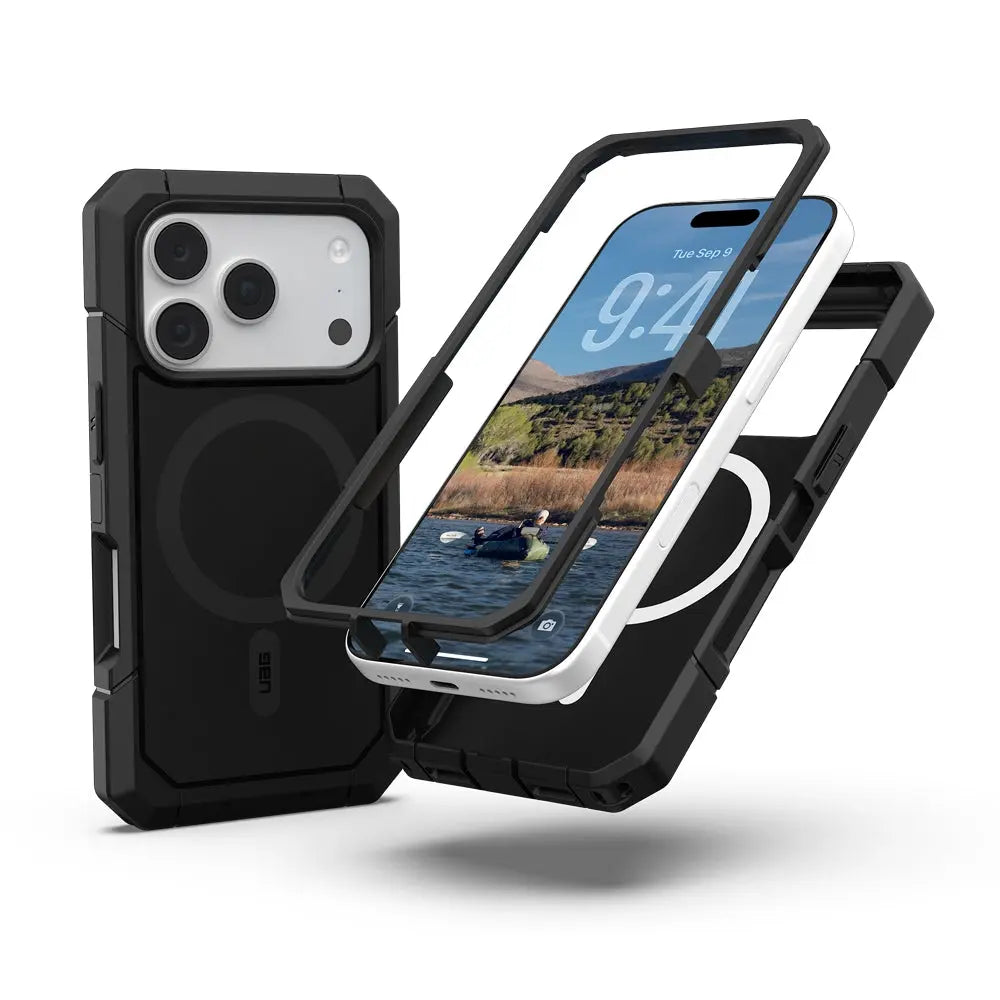 UAG iPhone 18 Pro / 17 Pro Case 6.3" Trooper Magnetic Phone Case 2 Piece Design iPhone 18 Pro Cover Tech House Singapore