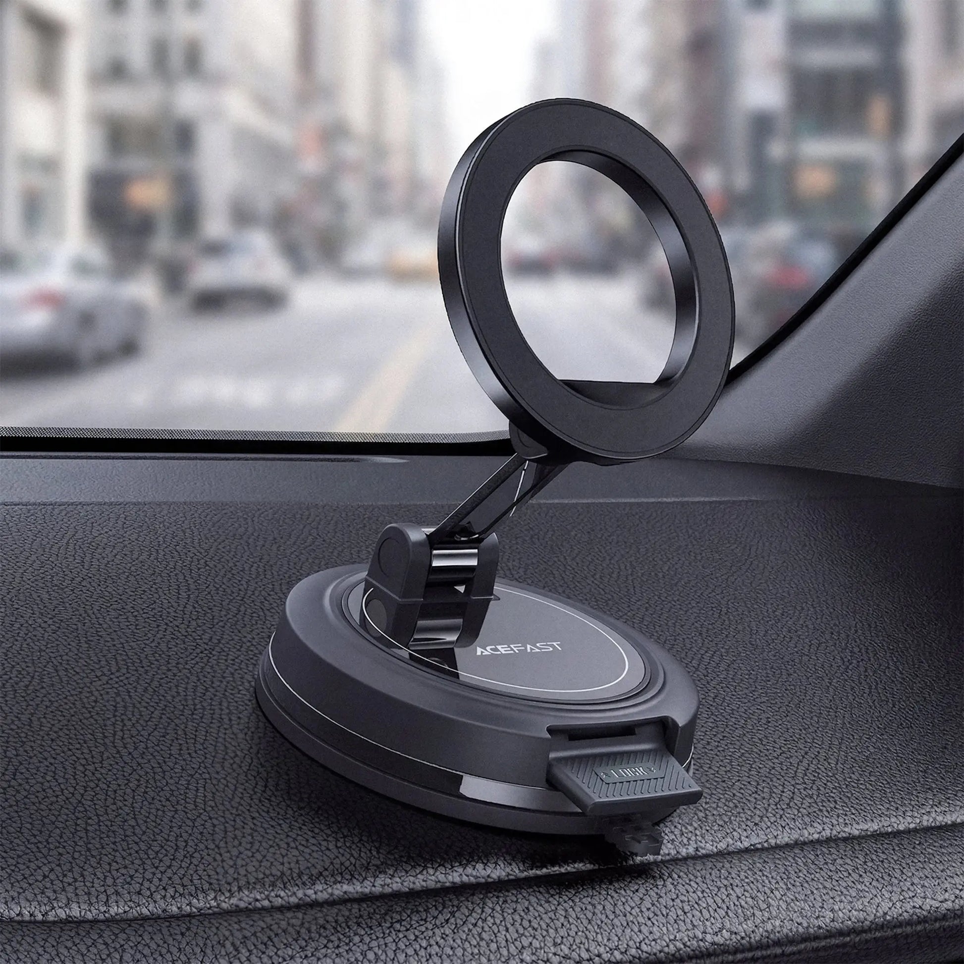 Acefast D70 Magnetic Suction Cup Car Mount Phone Holder Strong Grip Dashboard Windshield Smartphone Holder Tech House Singapore