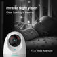 Botslab Indoor Cam 2E Pro, 2K Pan and Tilt CCTV Wireless Camera Botslab