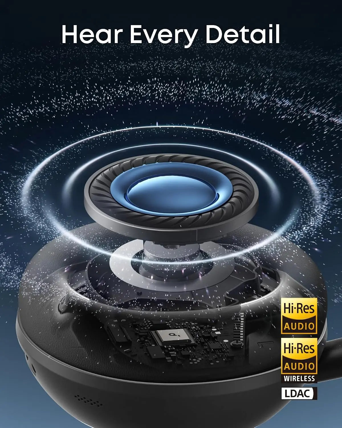 Soundcore Space 2 Noise Cancelling Over-Ear Headphones for All-Day Wear D1402 Tech House Singapore