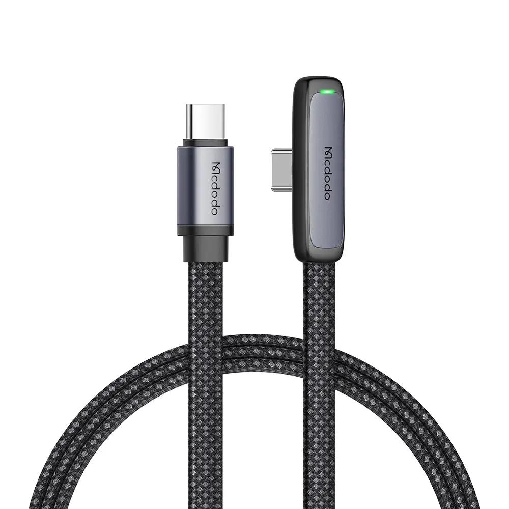MCDODO USB-C to USB-C Cable 65W Fast Charging (1.8M) 90 Degree Cable CA-3361 Tech House Singapore