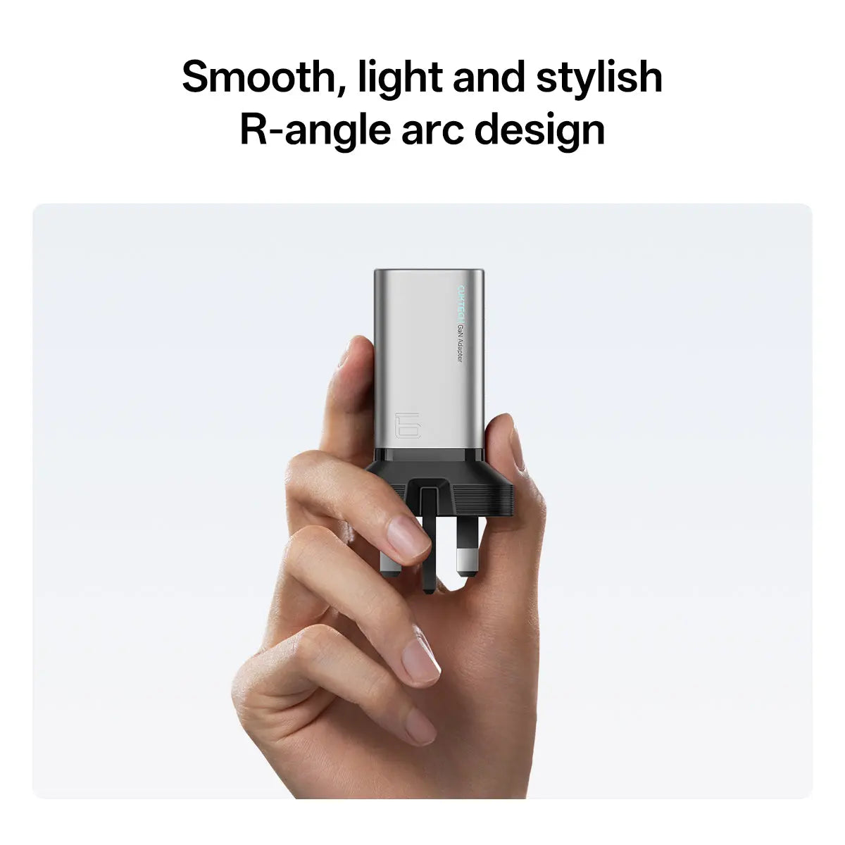 CUKTECH 6 Charger Mini 90W GaN Charger Fast Charging with USB-C Cable Wall Charger AD653-UK Tech House Singapore