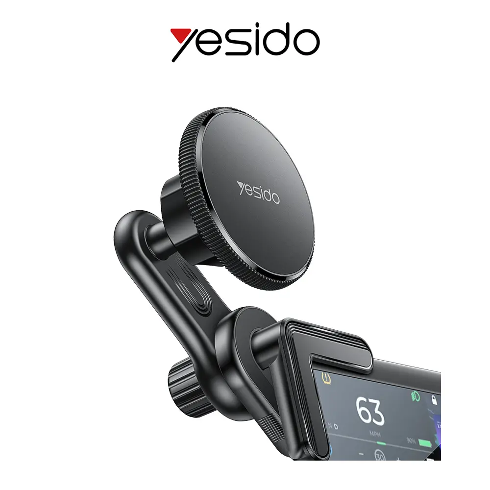 YESIDO Car Mount Magnetic Screen Corner Snap-On Phone Holder C213 Tech House Singapore