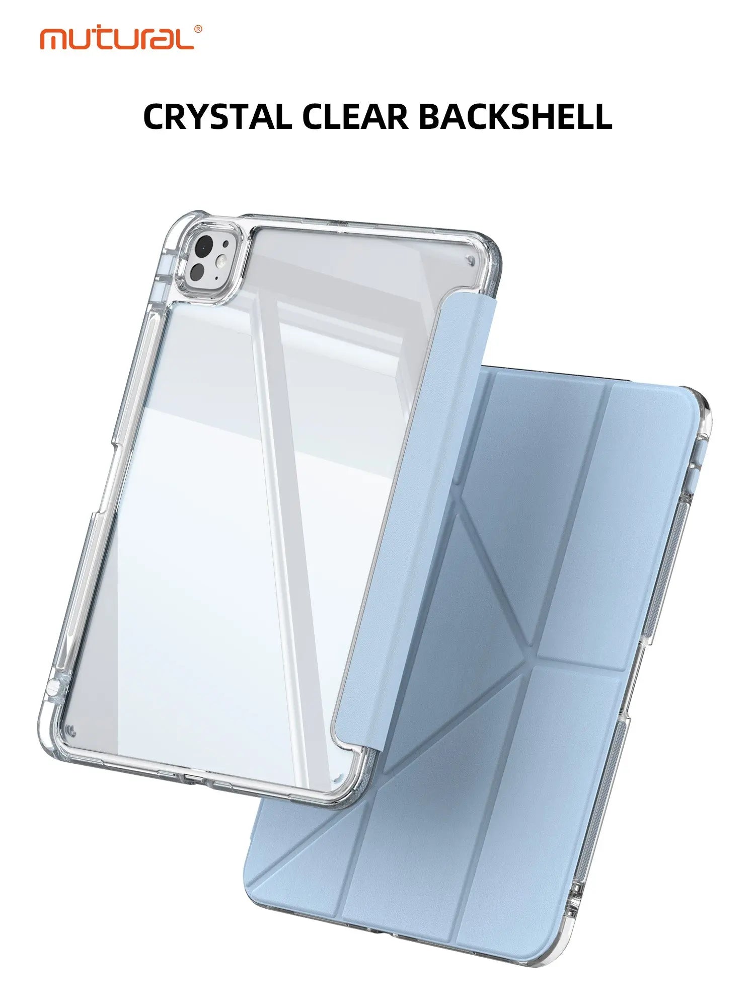 Mutural iPad Air 11 inch (M2) / iPad Air 10.9 inch / iPad Pro 11 inch Clear Pro Case iPad Air Case iPad Case iPad Holder Tech House Singapore