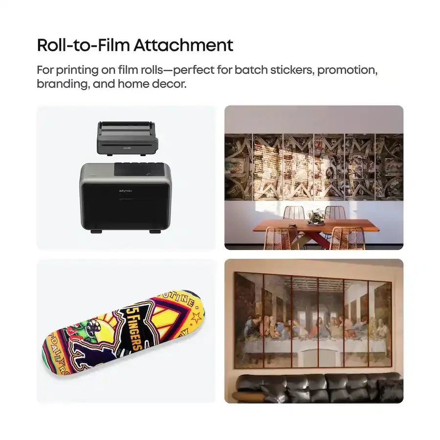 eufyMake Roll-to-Film Attachment for UV Printer E1 V7241 Tech House Singapore