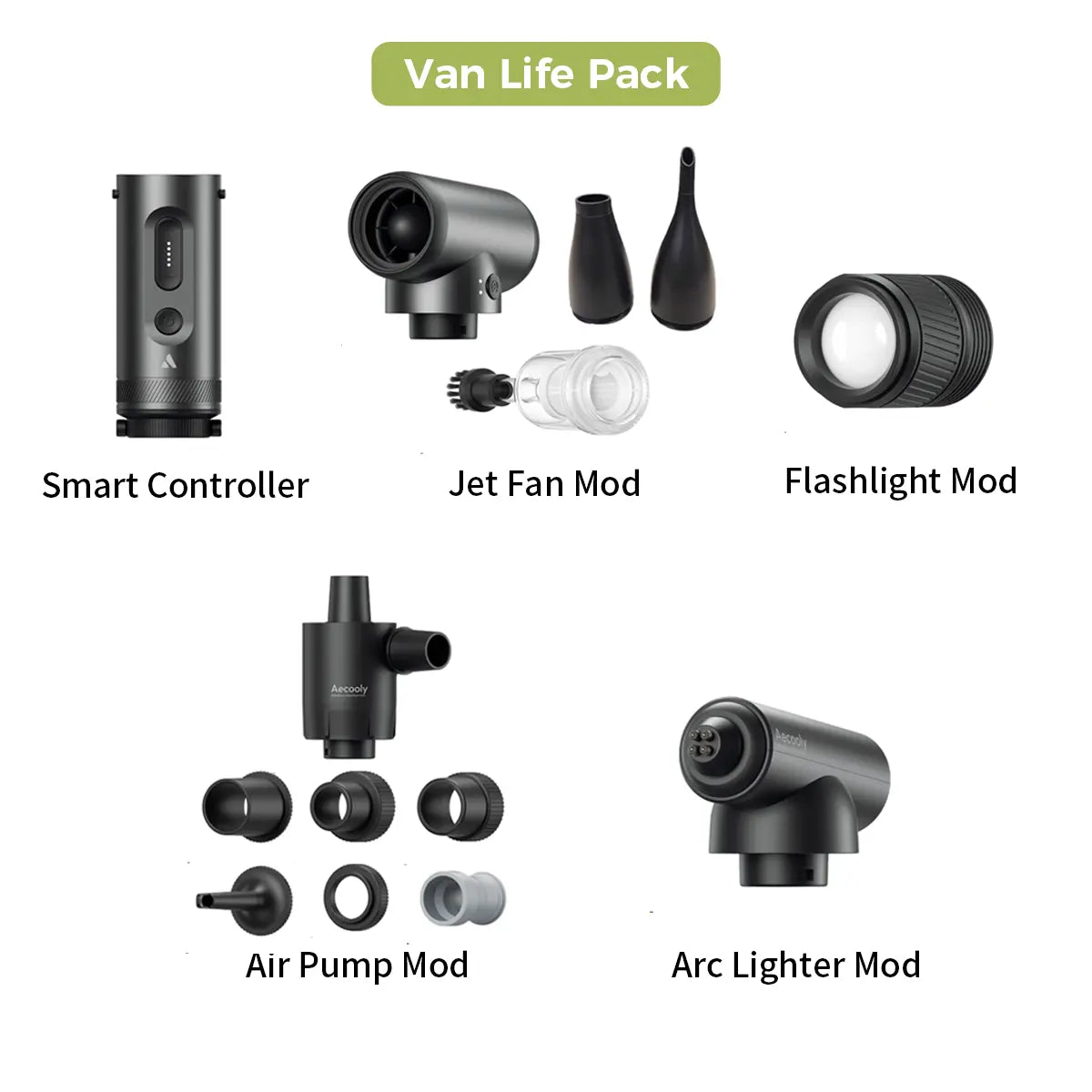 Aecooly CamperKit Van Life Pack Multifunctional Kit Designed for Outdoor Adventure, Camping and Hiking Tech House Singapore