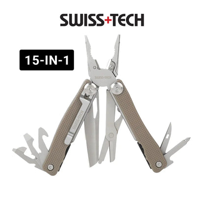 Swiss+Tech 15-IN-1 MULTI TOOL ST021039 Tech House Singapore