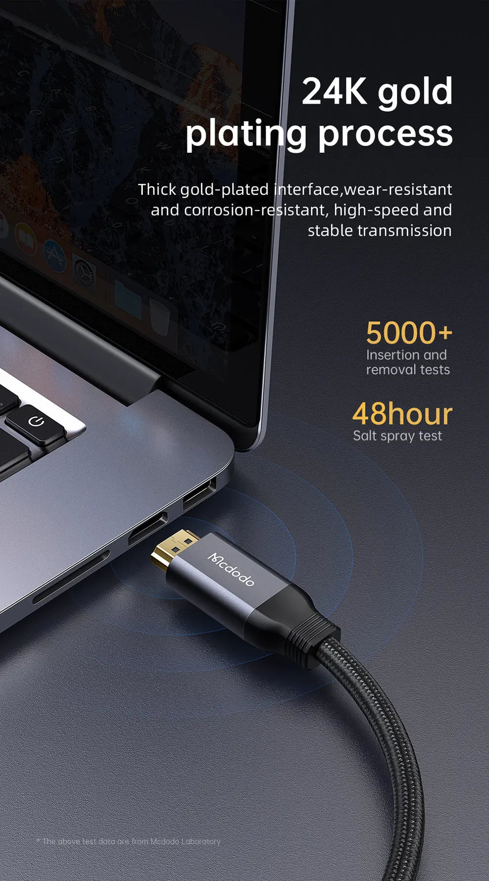 MCDODO HDMI to VGA 2M CA-7770 Tech House Singapore