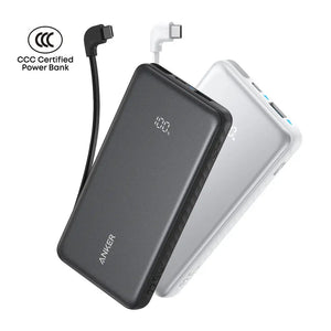 Anker Zolo Powerbank 10000mAh 22.5W Fast Charging Power Bank with Built-in USB-C Cable A110D Tech House Singapore