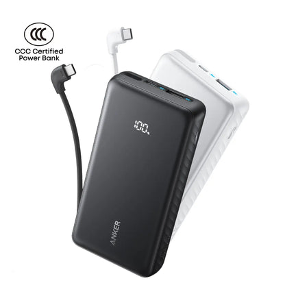 Anker Zolo Powerbank 20000mAh 22.5W Fast Charging Power Bank with Built-in USB-C Cable A110E Tech House Singapore