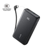 Anker Zolo Powerbank 20000mAh 22.5W Fast Charging Power Bank with Built-in USB-C Cable A110E - Black