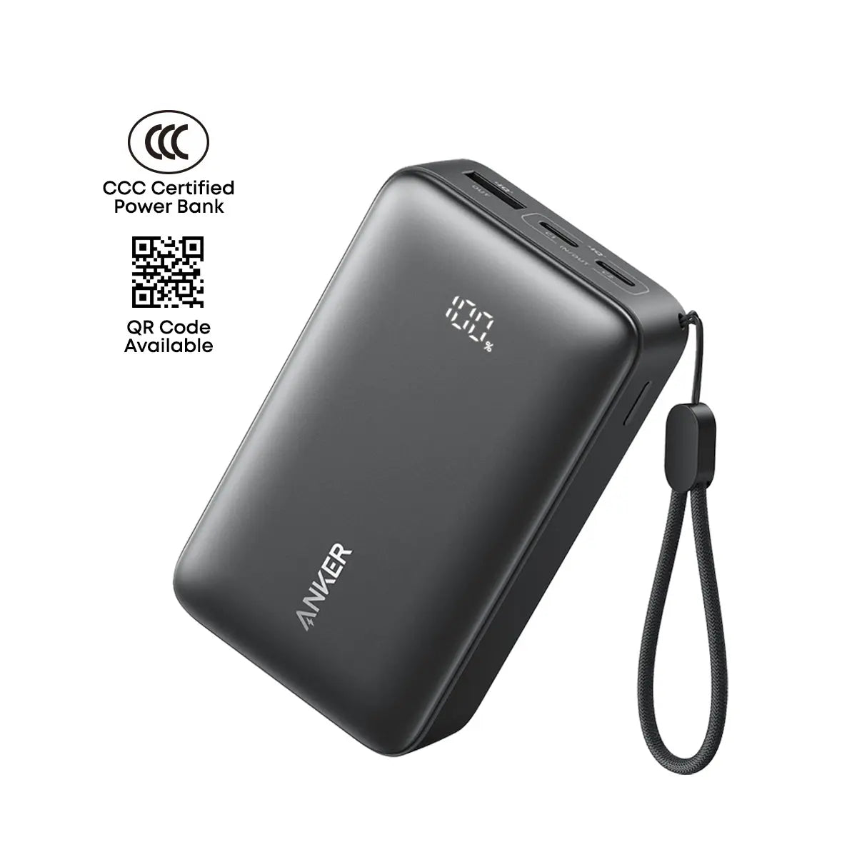 Anker Zolo Power Bank 10000mAh 30W Fast Charging Compact Portable Charger A110J Tech House Singapore