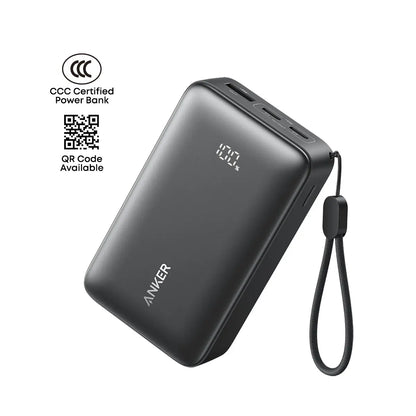 Anker Zolo Power Bank 10000mAh 30W Fast Charging Compact Portable Charger A110J Tech House Singapore