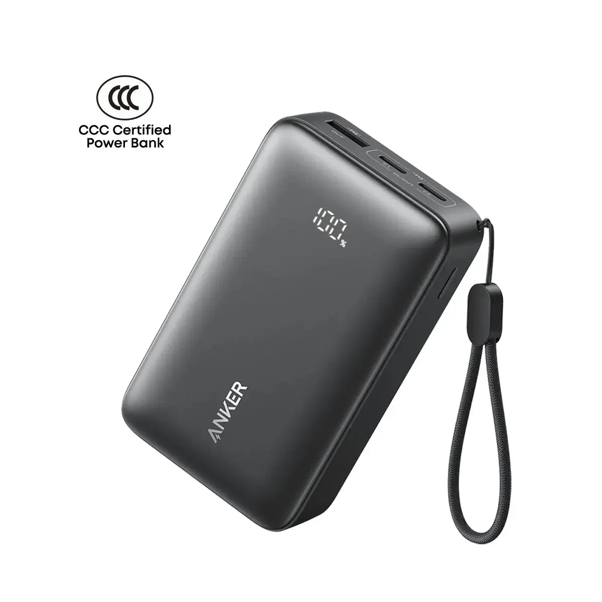 3C Power Bank Anker Zolo Powerbank CCC 10000mAh 30W Fast Charging Compact Portable Charger Flight Approved A110J --- Singapore