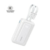Anker Zolo Power Bank 20000mAh 45W Fast Charging Built-in Dual USB C Cable A110M - White