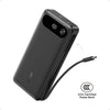 Anker Power Bank 20000mAh 87W Portable Charger with Built-in USB-C Cable A1383 - Black