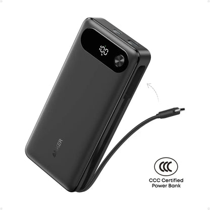 Anker Power Bank 20000mAh 87W Portable Charger with Built-in USB-C Cable A1383 Anker Singapore