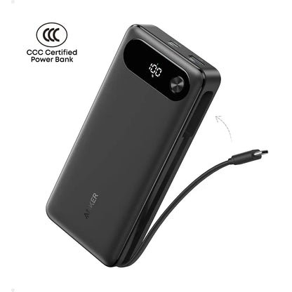 Anker Power Bank 20000mAh 87W Portable Charger with Built-in USB-C Cable A1383 Anker Singapore