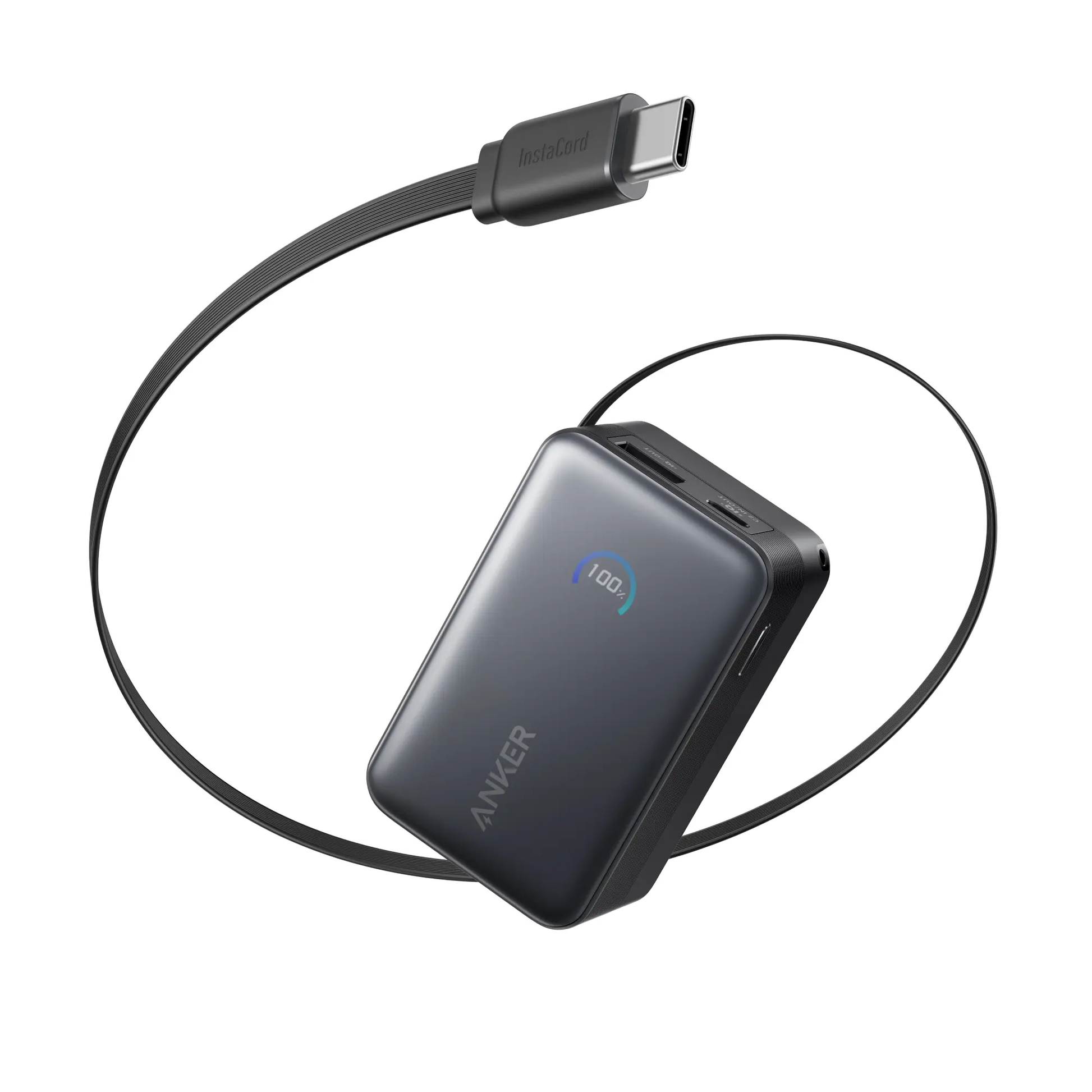 Anker Nano Power Bank 10000mAh 45W with Built-In Retractable USB-C Cable A1638 Tech House Singapore