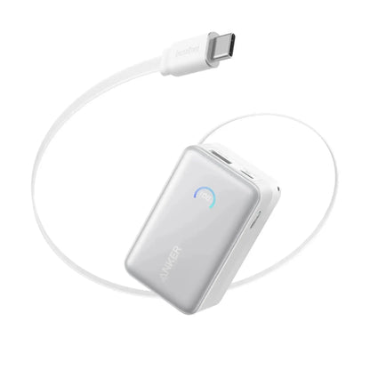 Anker Nano Power Bank 10000mAh 45W with Built-In Retractable USB-C Cable A1638 Tech House Singapore