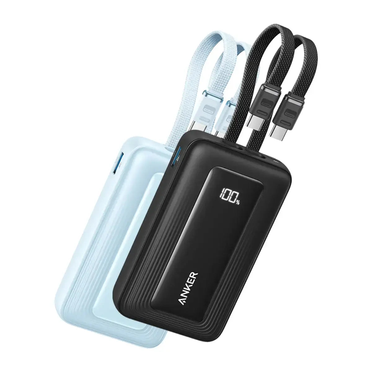 Anker Zolo Power Bank 20000mAh 35W with Built-in Dual USB-C Cables A1681H12 Tech House Singapore