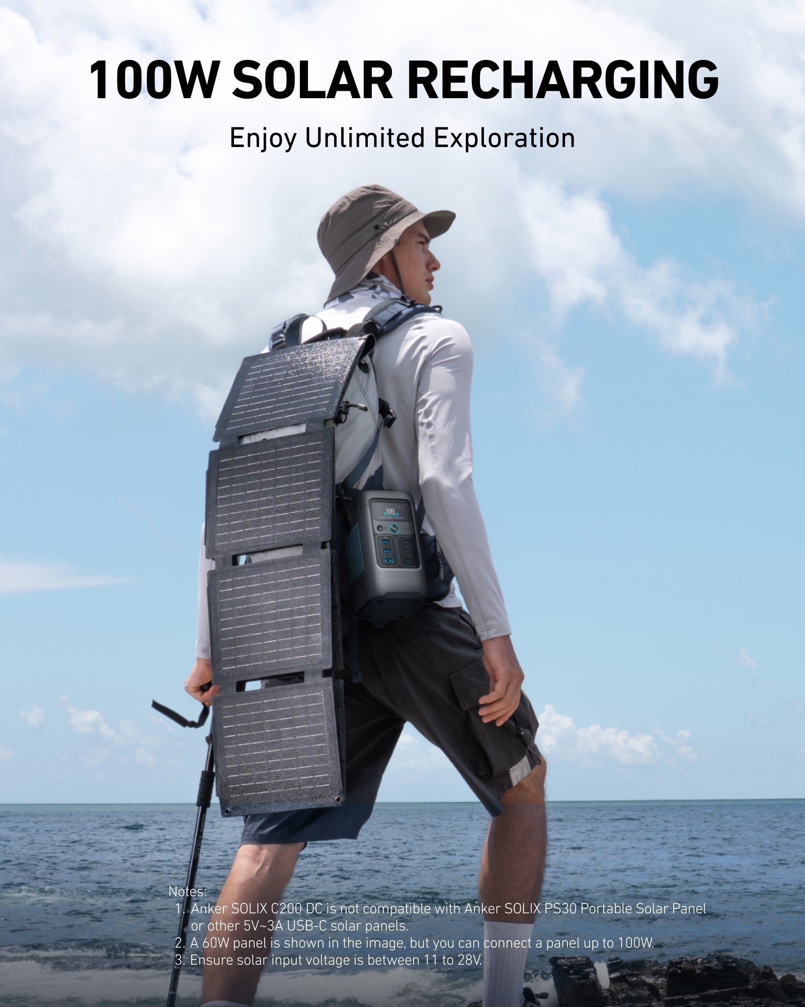 Anker SOLIX C200 DC Portable Power Bank Station - 60,000mAh (192Wh) | 200W A1727 Tech House Singapore