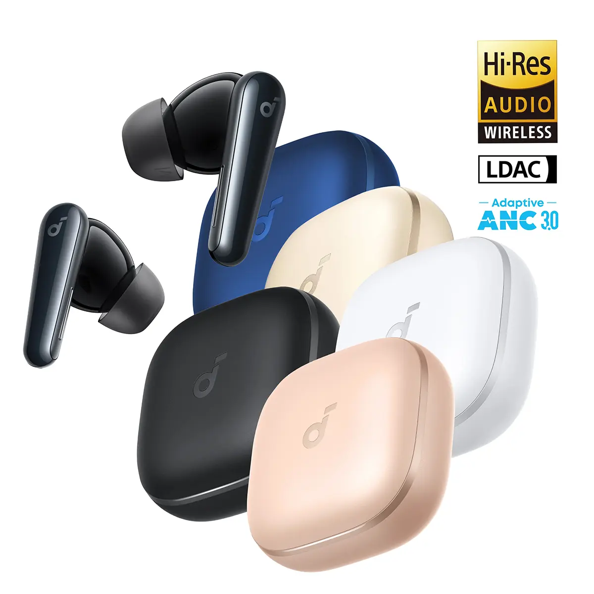 Soundcore Liberty 5 Noise-Cancelling Wireless Earbuds with Dolby Audio A3957 Tech House Singapore