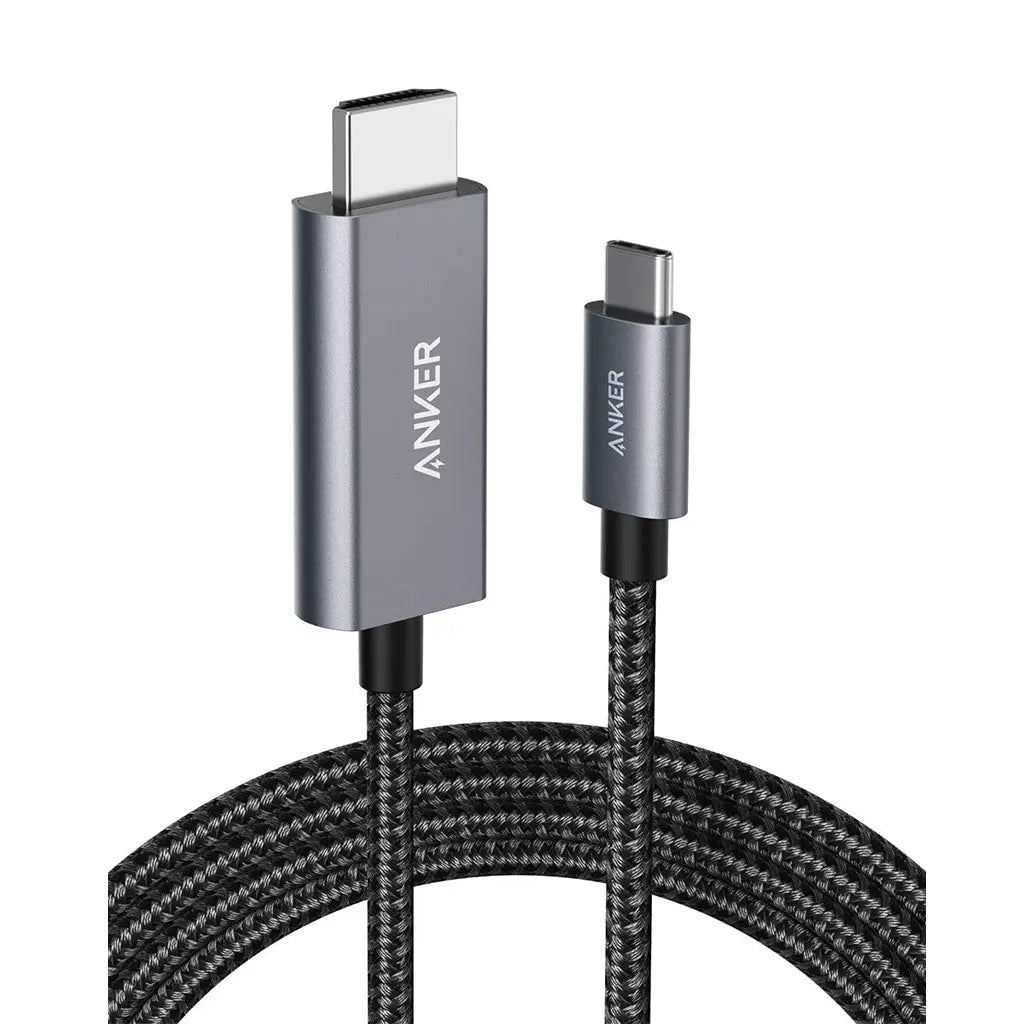 Anker USB-C to HDMI 1.8m / 6ft Nylon Cable 4K 60Hz Adapter Cable A8730 Anker Singapore