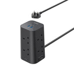 Anker Tower Extension Cord 12-in-1 Power Strip 20W Extension Plug A9185 Tech House Singapore