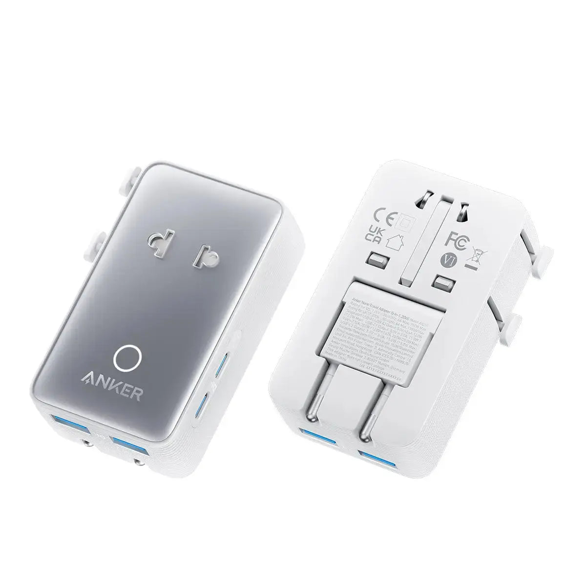 Anker Nano 5-in-1 Travel Adapter 20W USB Charger International Travel Charger A9215 Tech House Singapore